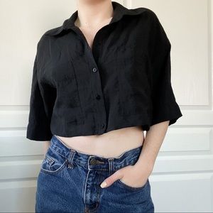 Cropped Button Up